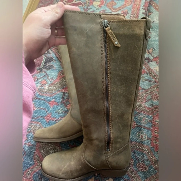 NWOT Women's Teva Ellery Tall Waterproof Bison size 5 - Picture 6 of 8